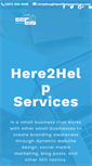 Mobile Screenshot of here2helpservices.com