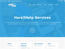 Tablet Screenshot of here2helpservices.com